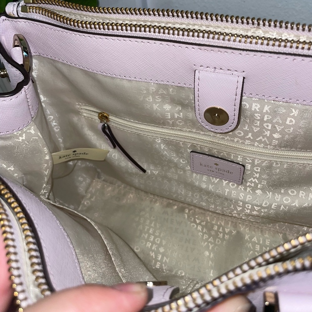♠️ KATE SPADE Newbury Lane Small Loden Leather Bag - Picture 6 of 14